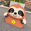 Wooden Animal Planter